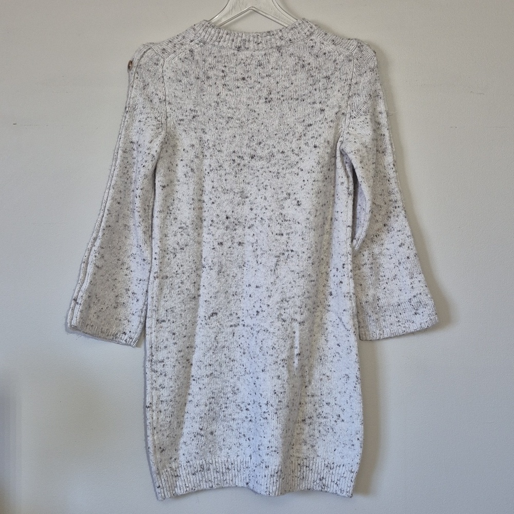 Madewell Donegal Button Sleeve Sweater Dress Long Sleeve Chic Knit Size XS - Picture 10 of 15